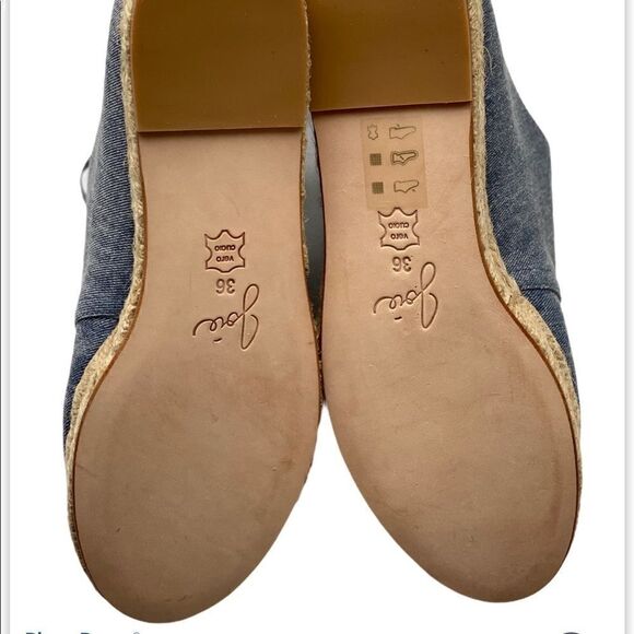 New Joie Denim Lace Up Espadrilles Sneaker… - Picture 10 of 15